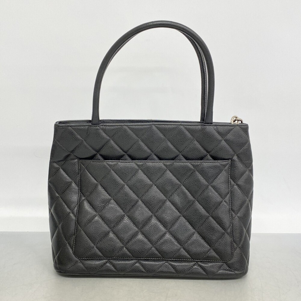 CHANEL Black Caviar Leather Reissue Tote Bag - Picture 9 of 10